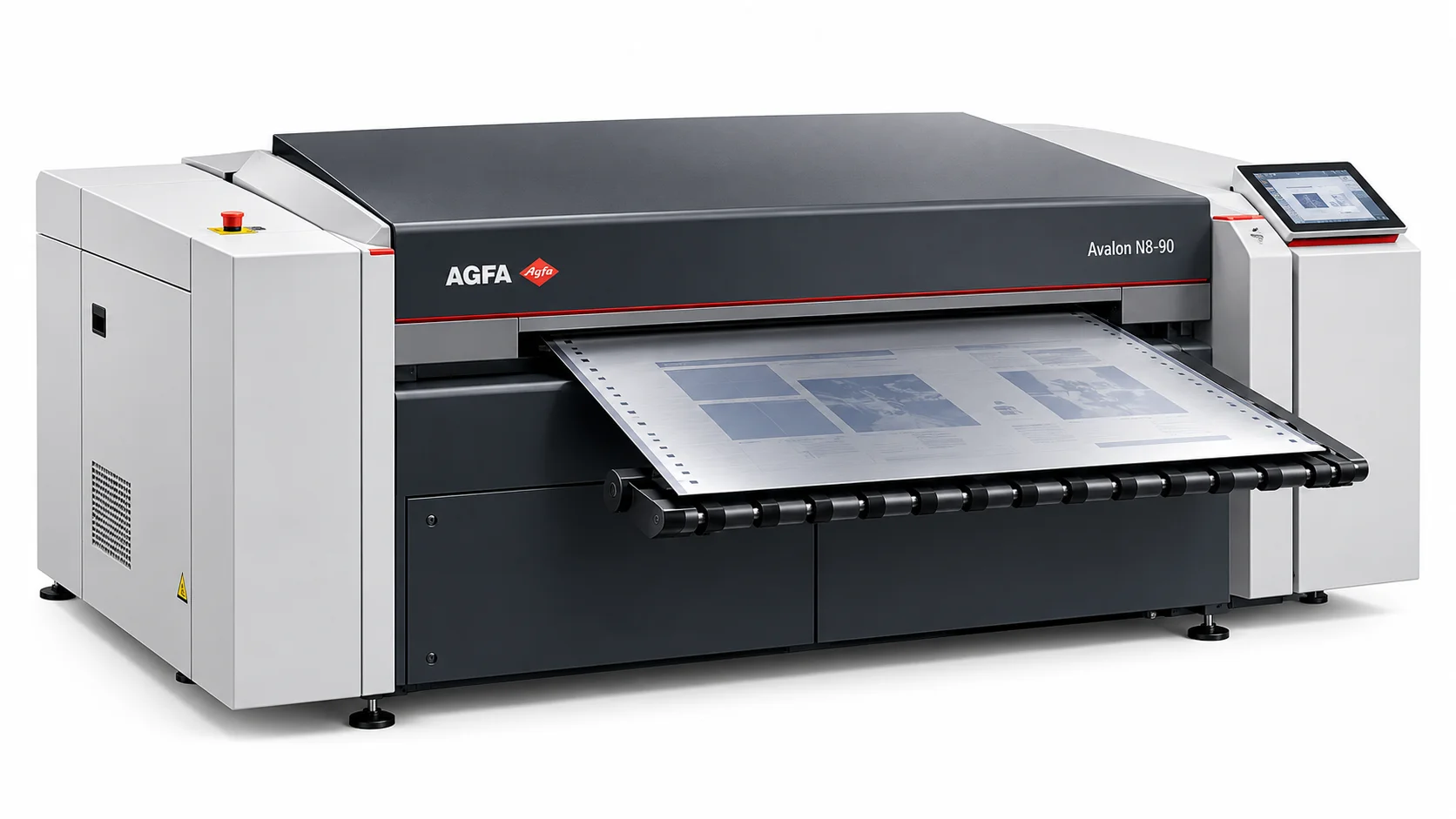 Offset CTP plate making system