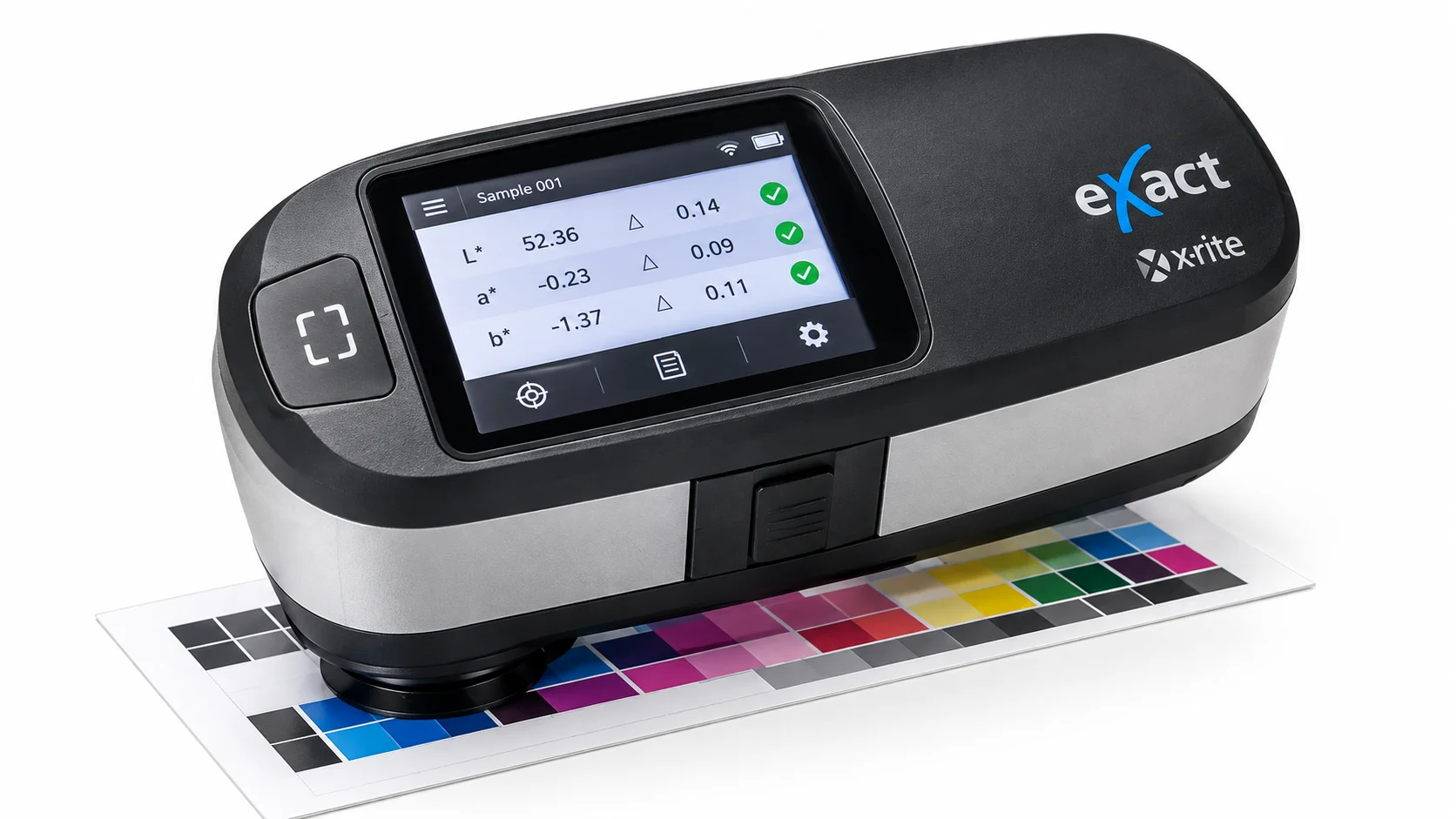 X-Rite eXact spectrophotometer for print color control