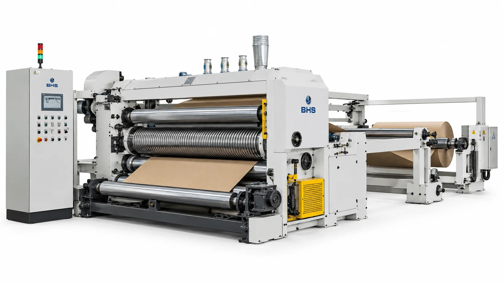 Single facer corrugator machine for corrugated board