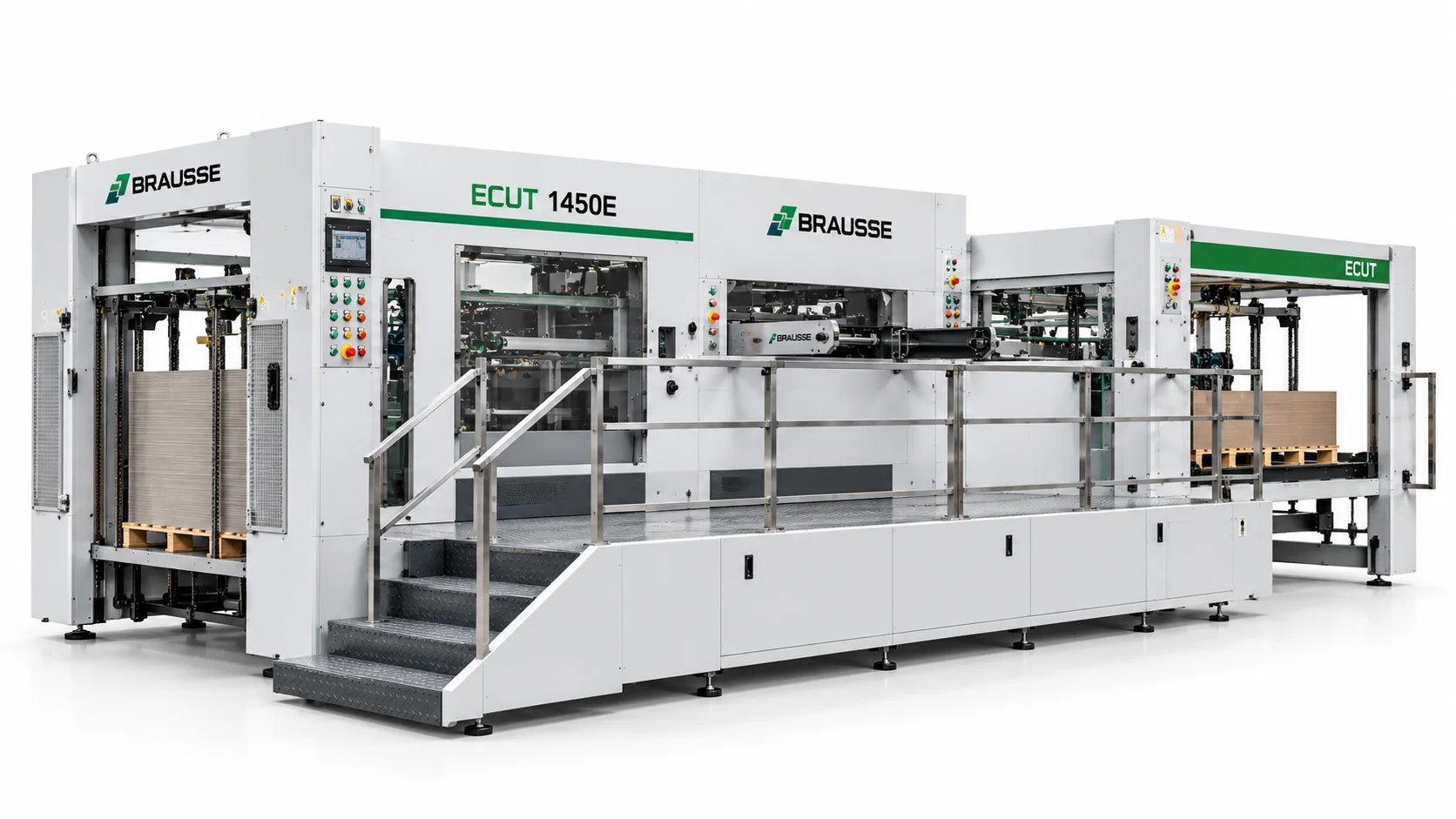 Automatic flatbed die cutting and creasing machine