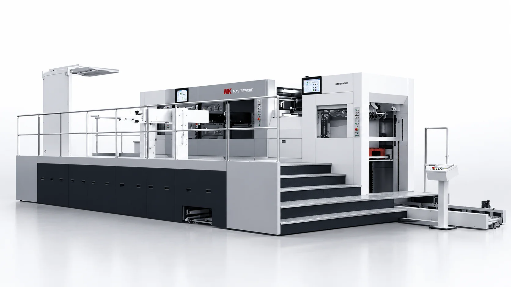 MK Masterwork automatic flatbed die cutting machine