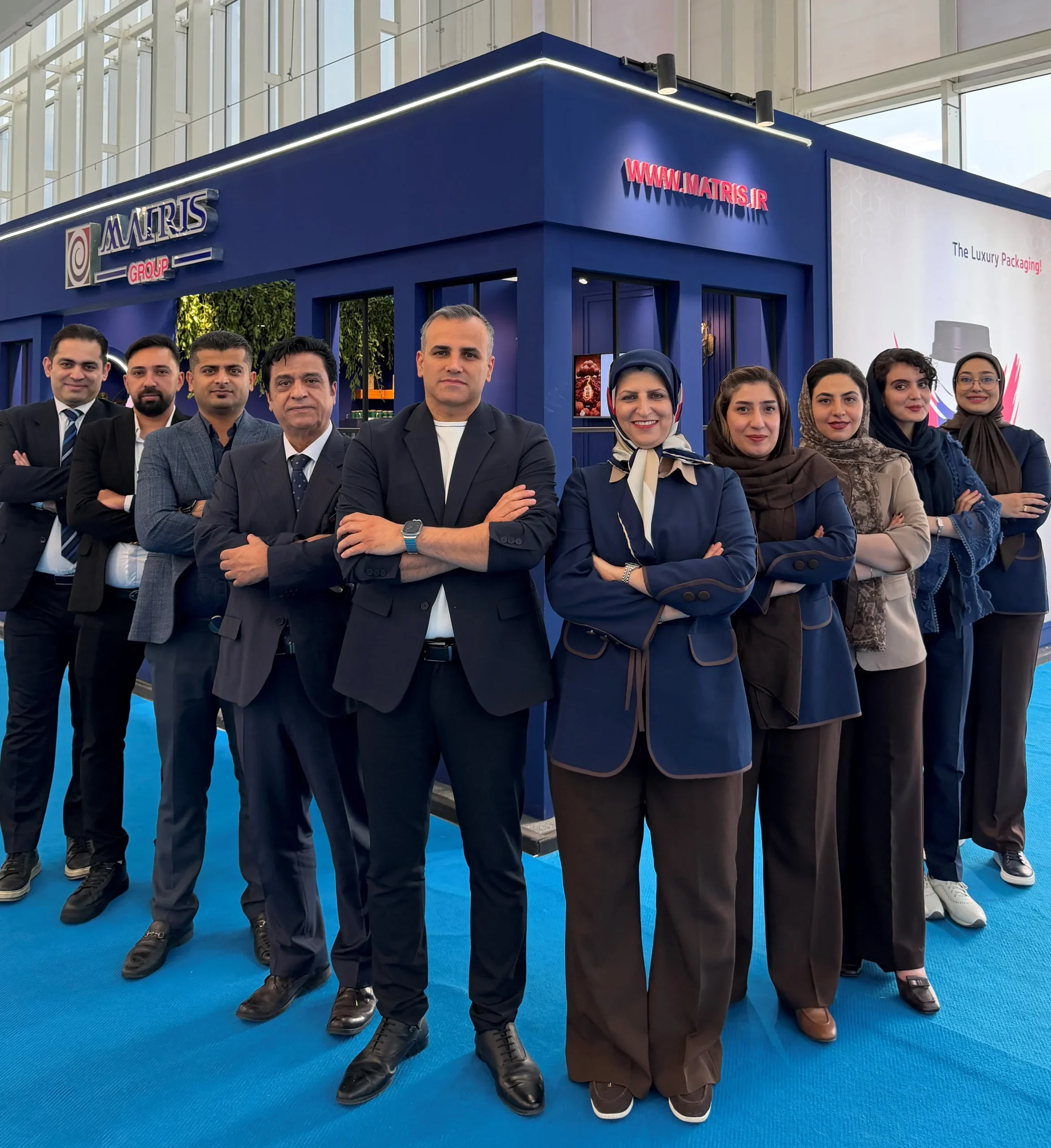 حضور گروه ماتریس در نمایشگاه پلاستشو ۱۴۰۵